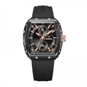 Expedition 6814 Rosegold Black Grey Rubber Lady MFRRGDGBA
